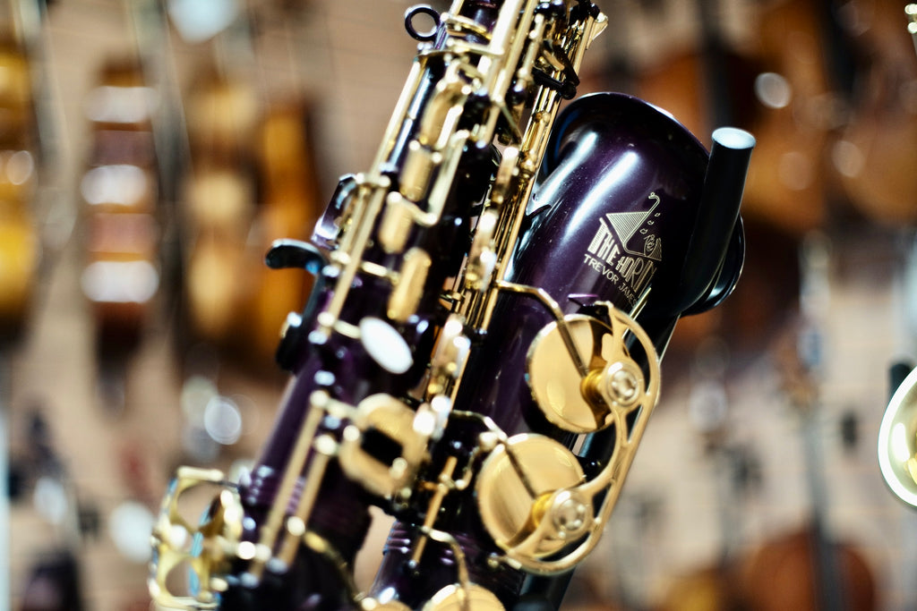 Trevor James Classic II Alto Saxophone - Purple/Gold Lacquer