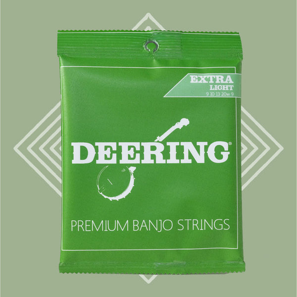 Deering 5-String Banjo Strings – Extra Light