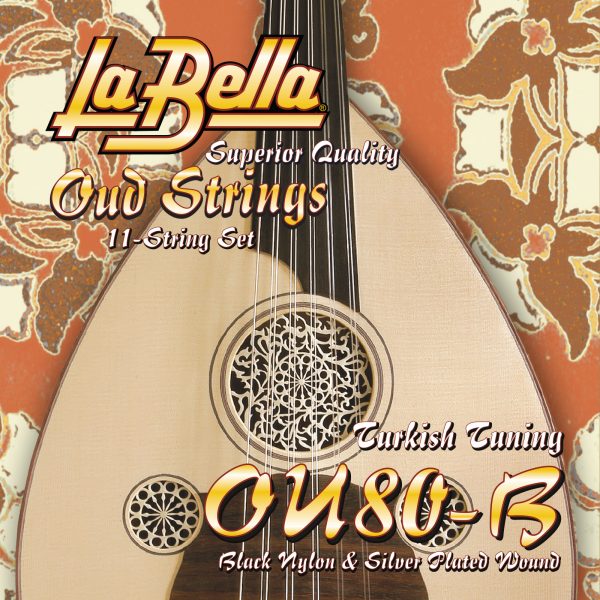 La Bella OU80-B Oud Strings - Turkish Tuning – Black Nylon