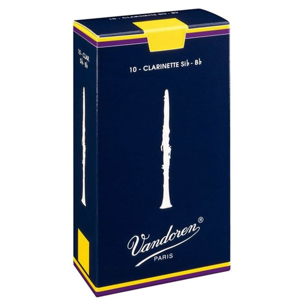 Vandoren Traditional Bb Clarinet Reeds CR1015 - Strength 1.5