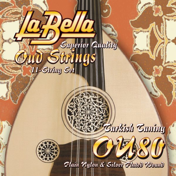 La Bella OU80 Oud Strings - Turkish Tuning – Black Nylon