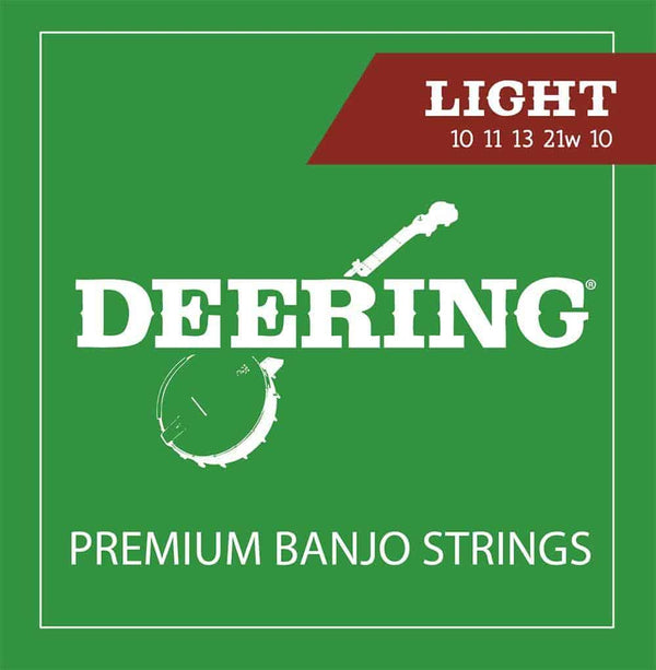 Deering 5-String Banjo Strings – Light