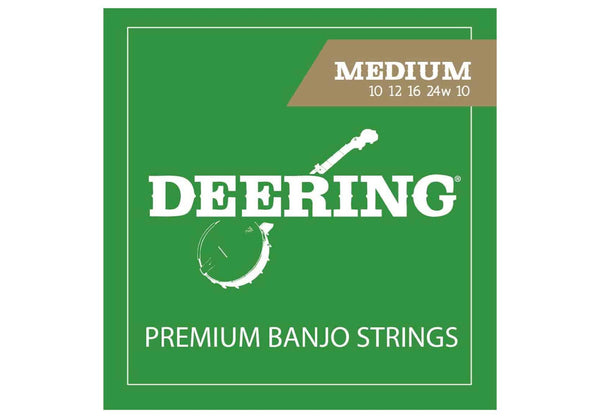 Deering 5-String Banjo Strings – Medium
