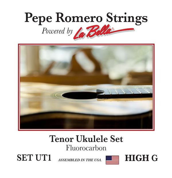 Pepe Romero Strings UT1 Tenor Ukulele, High G Set