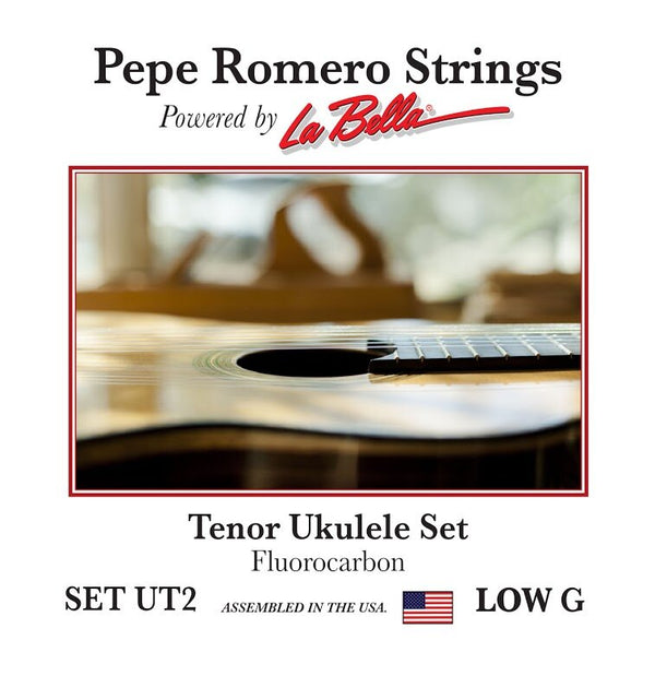 Pepe Romero Strings UT2 Tenor Ukulele, Low G Set