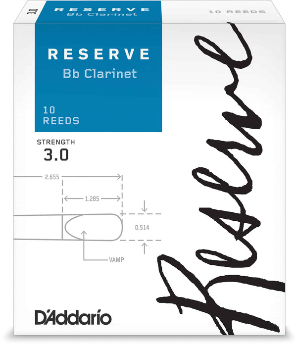 D’Addario Reserve B♭ Clarinet 3.0