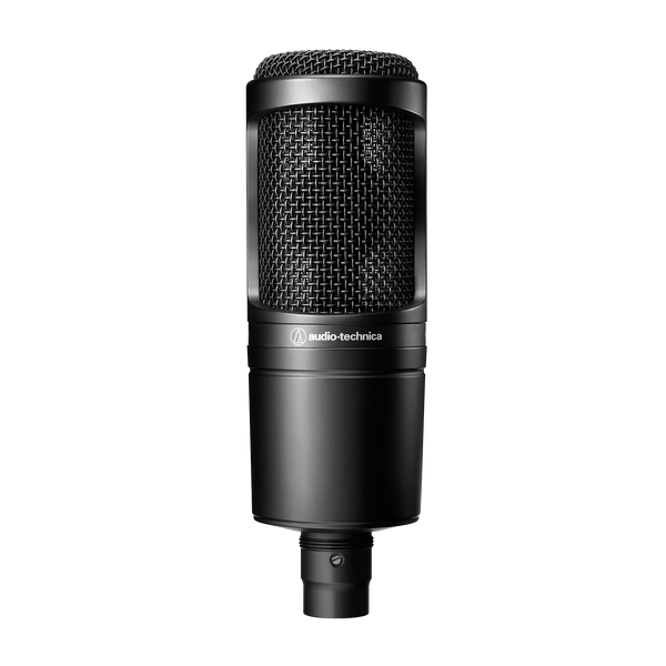 Audio-Technica AT2020 BK Cardioid Condenser Microphone