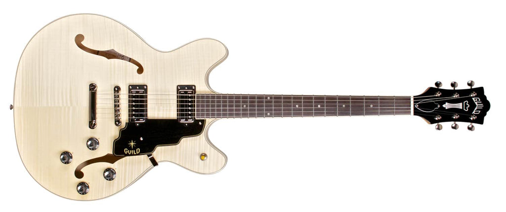 d*r様 ☆美品　GUILD STARFIRE ブリッジ固定に改造 Guild Starfire IV ST Natural Flamed Maple - Zenith Music