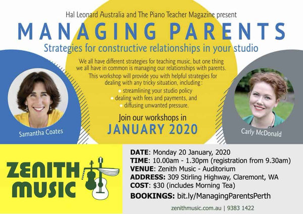 Workshop for Teachers – Managing Parents