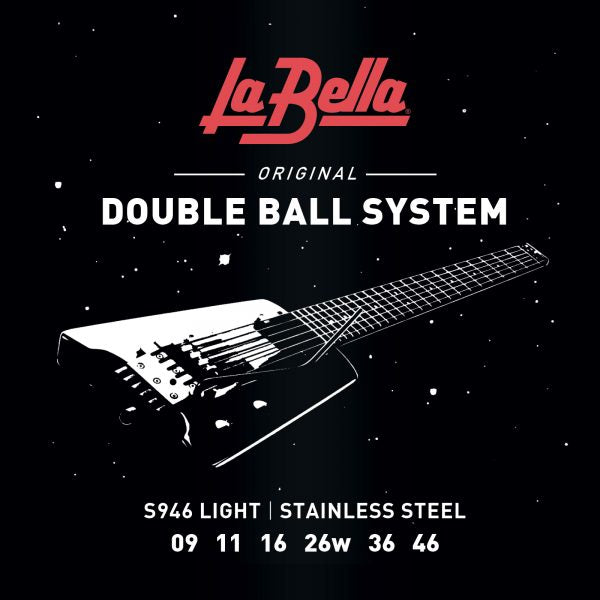La Bella S946 Double Ball Electric Guitar – Light - 09-046