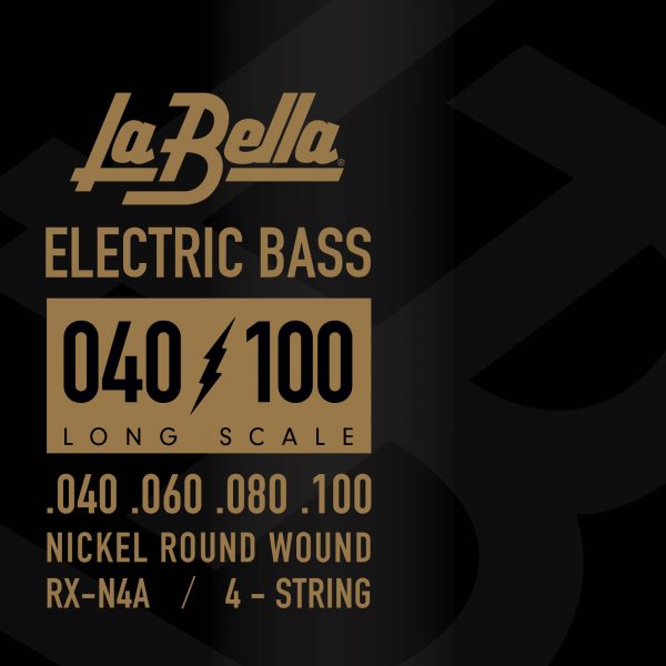 La Bella RX-N4A Electric Bass Strings - Nickel Round Wound - 4-String - 40-100