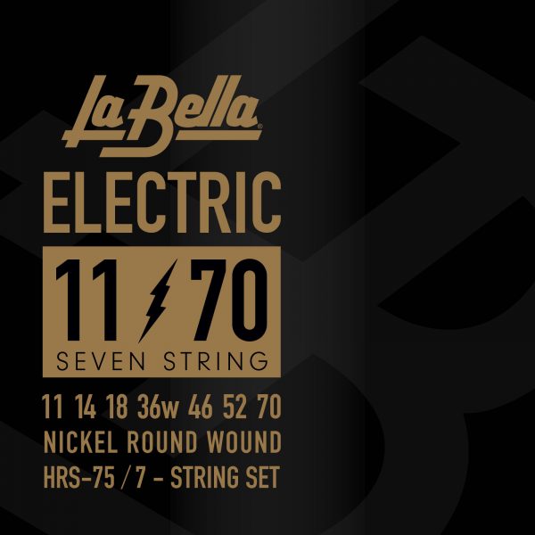 La Bella HRS-75 Electric Guitar Strings - 7-String - 11-70