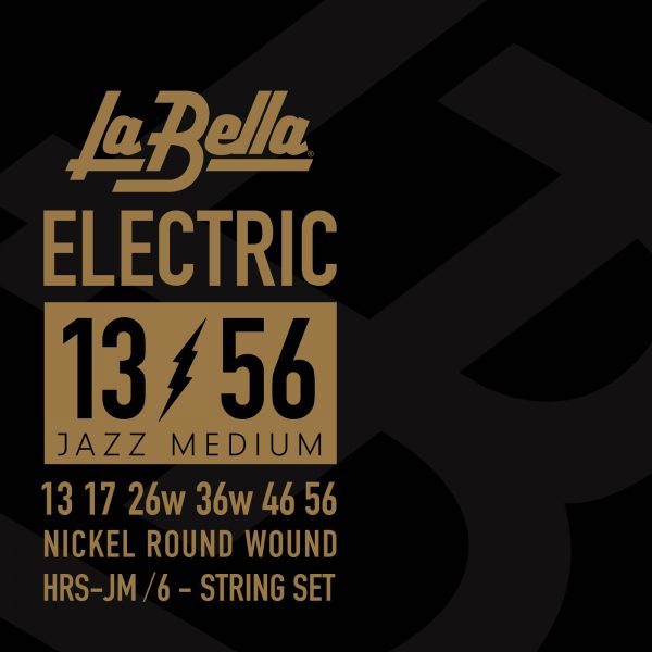 La Bella HRS-JM Electric Guitar – Jazz Medium - 13-56