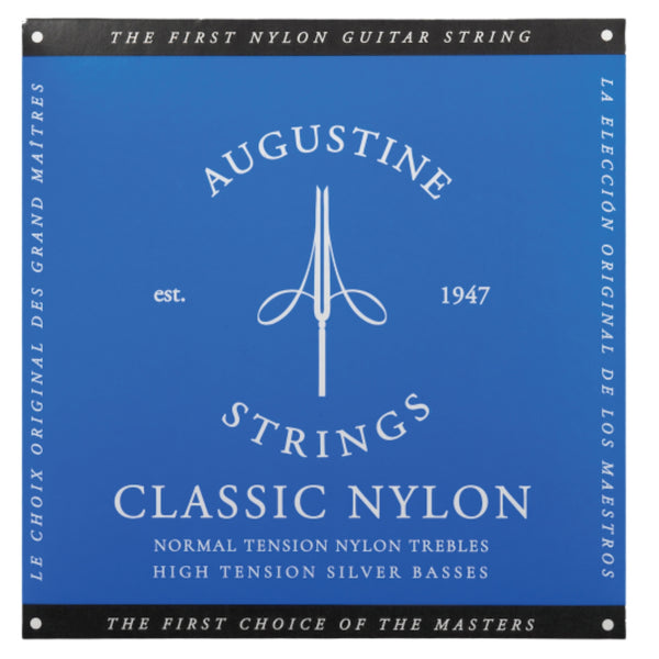 Augustine Classic Blue Strings (Normal Tension Trebles/High Tension Basses)