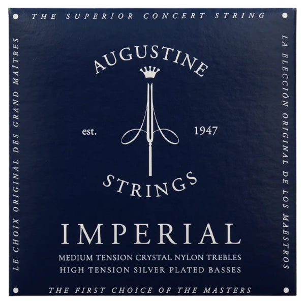 Augustine Imperial Blue Strings (Medium Tension Trebles/High Tension Basses)