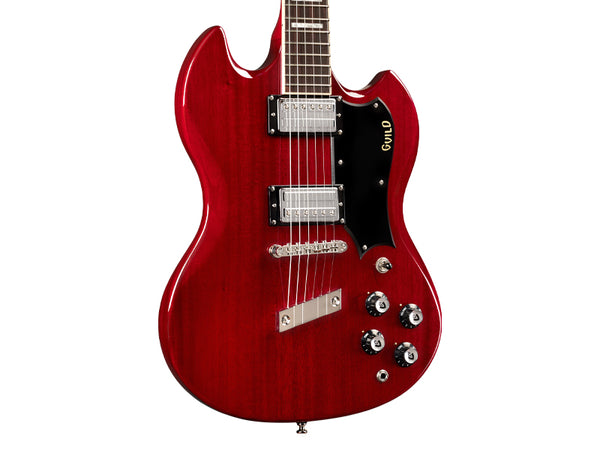 Guild Polara Deluxe Electric Guitar - Cherry Red - Zenith Music