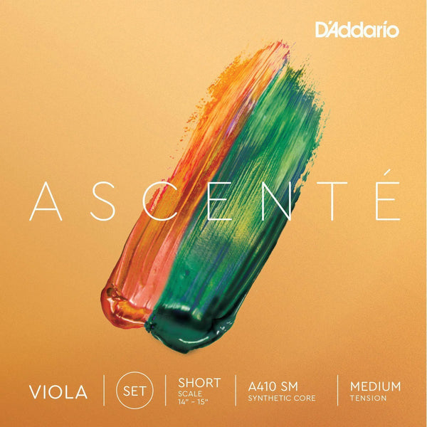 D'Addario Ascente Viola String Set Short Scale (14-15") A410 SM