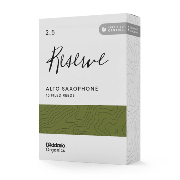 D'Addario Reserve Alto Saxophone Reeds ODJR1025 - Strength 2.5