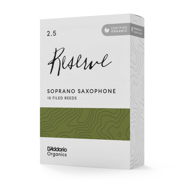 D'Addario Reserve Soprano Saxophone Reeds ODIR1025 - Strength 2.5