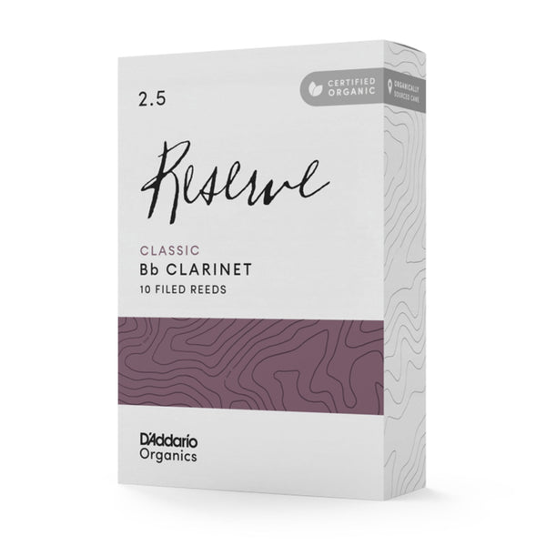 D'Addario Reserve Classic Bb Clarinet Reeds ODCT1025 - Strength 2.5