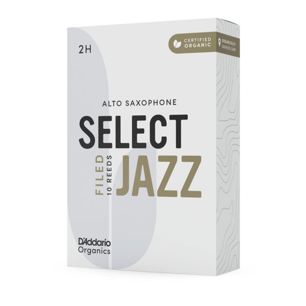 D'Addario Select Jazz Filed Alto Saxophone Reeds ORSF10ASX2H - Strength 2H