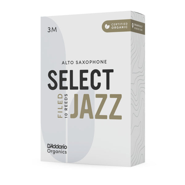 D'Addario Select Jazz Filed Alto Saxophone Reeds ORSF10ASX3M - Strength 3M