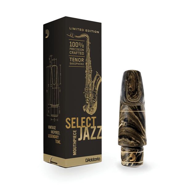 D'Addario Select Jazz D7M Tenor Saxophone Marble Mouthpiece MKS-D7M-MB