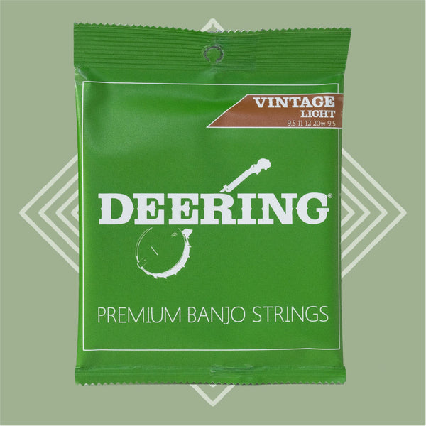 Deering 5-String Banjo Strings – Vintage Light