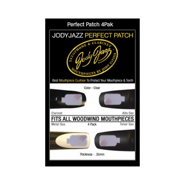 JodyJazz Perfect Patch Mouthpiece Cushion - 4Pk