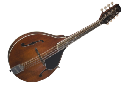 Kentucky KM-256 Deluxe A-Model Mandolin – Transparent Brown