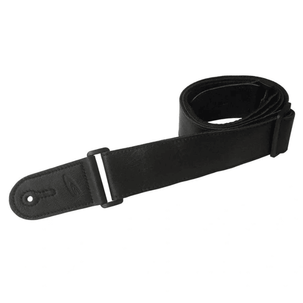 Leathergraft Adjustable 2" Leather Guitar Strap - Black