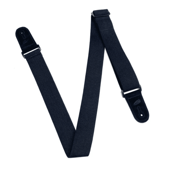 Leathergraft Cotton Web 2" Guitar Strap - Black