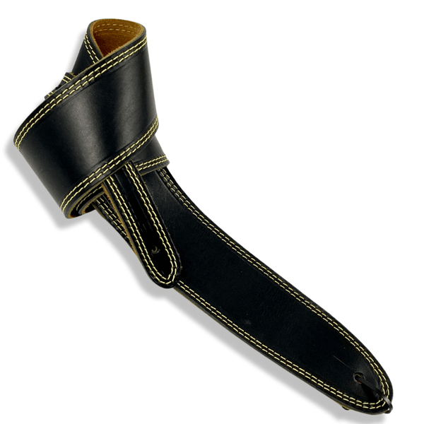 Leathergraft DM Standard Leather Guitar Strap - Black