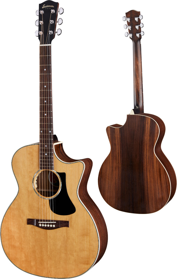 Eastman PCH2-GACE Grand Auditorium Acoustic Guitar - Natural Finish