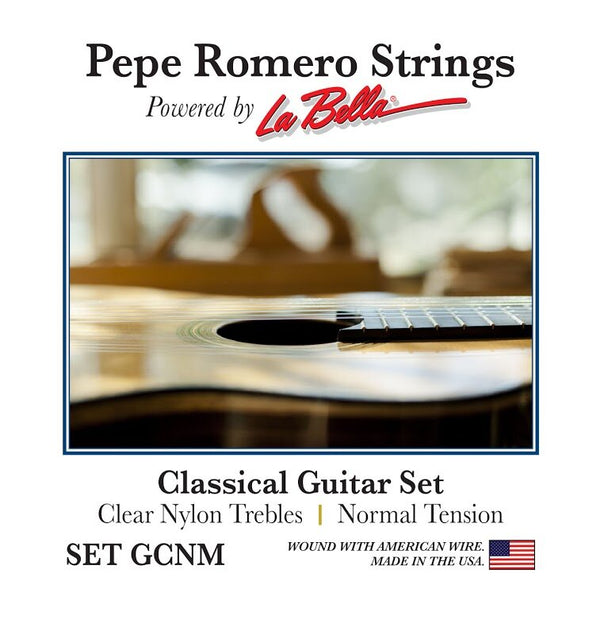 Pepe Romero Strings GCNM Classic Guitar String Set - Clear Nylon, Normal Tension