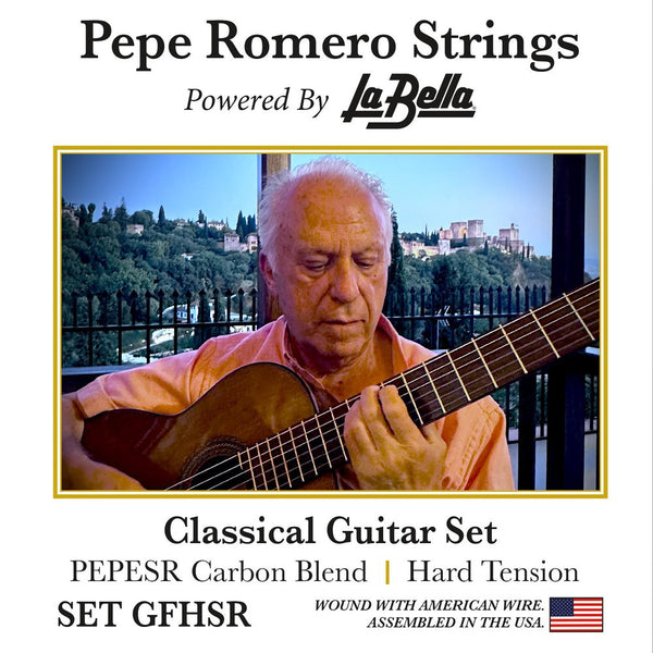 Pepe Romero Strings GFHSR PEPESR Carbon Blend Classic Guitar String Set