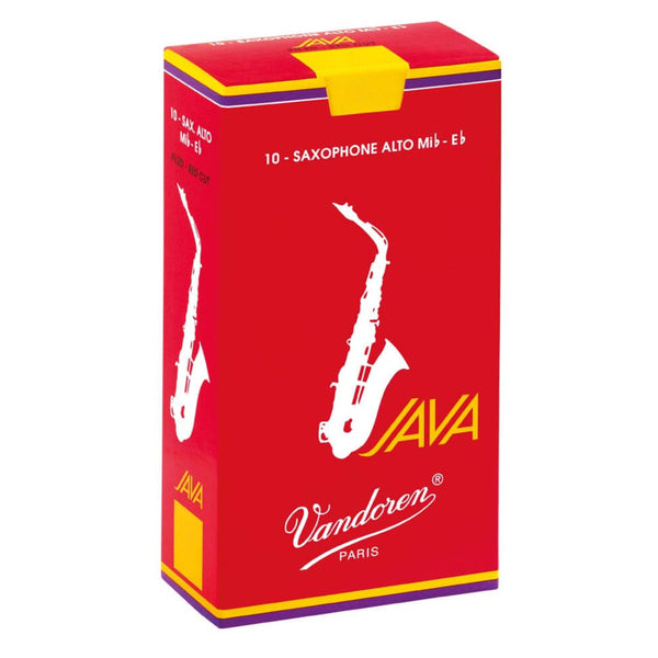 Vandoren Java Red Alto Saxophone Reeds SR2635R - Strength 3.5