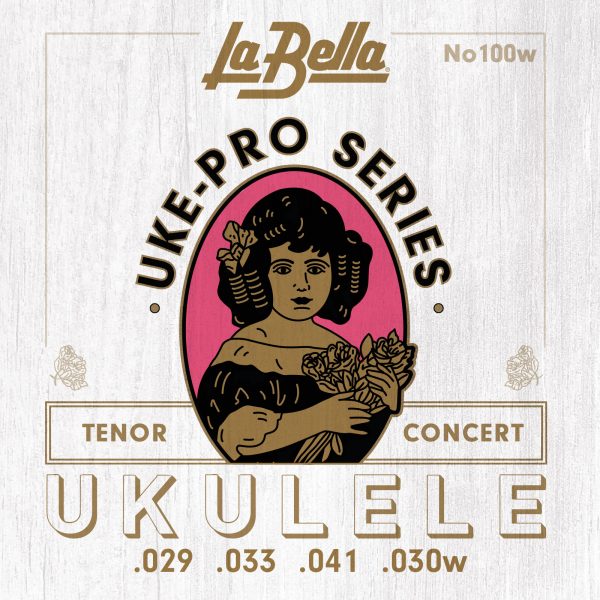 La Bella 100W UKE-PRO, Concert/Tenor Ukulele Wound 4th String Set