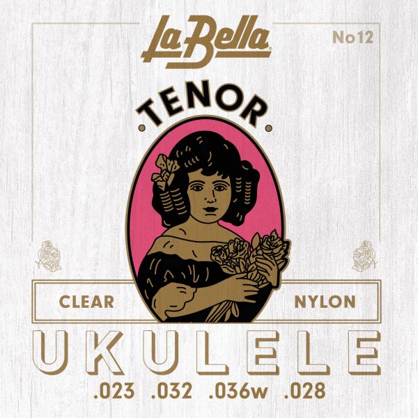 La Bella No. 12 Tenor Ukulele String Set - Clear Nylon