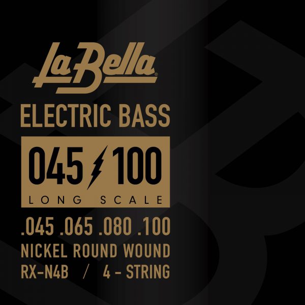 La Bella RX-N4B Electric Bass Strings - Nickel Round Wound - 4-String - 45-100