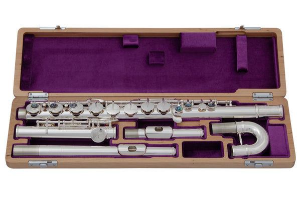 Trevor James Voce Silver Plated Alto Flute - Curved & Straight Headjoints