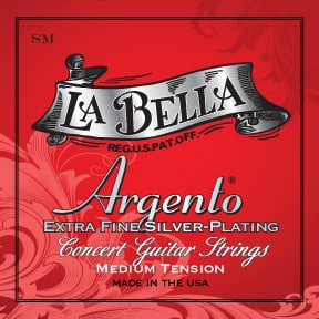 La Bella Argento SM Extra Fine Silver Plating – Medium Tension