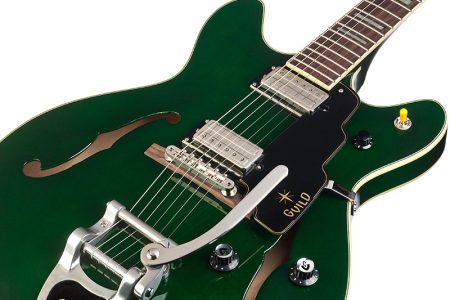 Guild Starfire V Maple Emerald Green